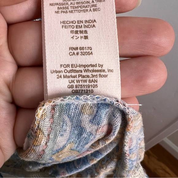 FREE PEOPLE Macra Maze Printed Top - Picture 5 of 6